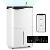 Image de Déshumidificateur d'Air Électrique - RELAX4LIFE - 50L/Jour - 100m2 - Contrôle WiFi - Réservoir deau 5L -Mode de Séchage en Continu