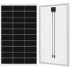 Image de DOKIO Panneau Solaire 150W 18V Photovoltaïque Monocristallin pour charger la Batterie 12V