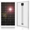 Image de DOKIO Panneau Solaire 100W 18V Monocristallin Photovoltaïque pour charger la Batterie 12V