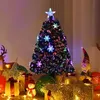 Image de Sapin de Noël Artificiel - COSTWAY - 90 cm - LED - PVC - Décoration avec Socle Neige