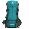 Image de Sac à dos dalpinisme grande capacité 70L étanche pour sports de plein air randonnée aventure camping etc. noir+bleu lac