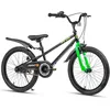 Image de Glerc Vélo Enfant 20 Pouces avec Kickstand & Garde-Boue Sport pour garçons et Filles de 7 8 9 10 11 12 Ans Noir