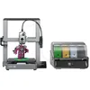 Image de Imprimante 3D Creality Hi Combo multi-couleurs CFS 500mm/s pré-assemblage à 95% moteur XY Step-Servo mise à niveau
