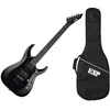 Image de Guitare électrique - LTD - MH-10 (LMH10KITBLK) - Noir - Corps en tilleul - Manche vissé érable profil fin en U