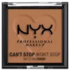 Image de Poudre Matifiante - NYX PROFESSIONAL MAKEUP - Cant Stop Wont Stop - Fini Mat - Teinte Mocha - Vegan