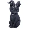 Image de Objet décoratif - NEMESIS NOW - Pawzuph Horned Occult Cat Figurine - Blanc - Plastique - Résine