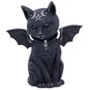 Image de Objet décoratif - GRINDSTORE - Malpuss Winged Occult Cat - Blanc - Plastique - Intérieur