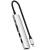 Image de Hub USB-C Multiport 6-en-1 - Satechi - Argent - 4K HDMI - 100W Power Delivery - 10Gbps
