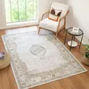 Image de LIVABLISS Tapis Lavable Machine Vintage Oriental DEEPIKA 200x275cm Multicolore/Marron