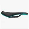 Image de Selle de vélo SDG Bel-Air 3.0 en aluminium noir/bleu turquoise - confortable et performante