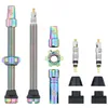 Image de Kit de tige de valve tubeless Presta - WOLF TOOTH - 44 mm - Multicolore - Aluminium usiné - Compatible Tubeless