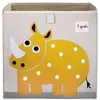 Image de Cube de rangement - 3 SPROUTS - Rhinocéros - Multicolore - 33x33x33 cm - Enfant