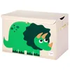 Image de Coffre à jouets - 3 Sprouts - Dino - Bébé - Vert - Mixte