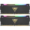 Image de Kit Barrettes mémoire 32Go (2x16Go) DIMM DDR4 Patriot Viper Steel RGB PC4-25600 (3200Mhz) CL18 (Noir)