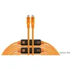 Image de Tether Tools TetherPro Optima 10G USB-C 94 m (31 ft) Droit vers Droit Orange haute visibilité