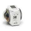 Image de KODAK Pixpro 4KVR360 Action Cam Blanc - Pack Ultimate - Camera numerique 360° - Double objectif - Video 4K - Accessoires inclus- RECONDITIONNE en occasion ou reconditionné