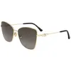 Image de Lunettes de Soleil - Jimmy Choo - TESO/S - Rose Gold - Métal - Femme