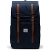 Image de Herschel Sac à dos de loisirs bleu foncé marron pour femme et homme - Retreat Backpack 23 L Navy 320177