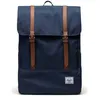 Image de Herschel Sac à dos de loisirs bleu foncé marron pour femme et homme - Survey Backpack 20 L Navy 320079