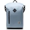 Image de Herschel Sac à dos de loisirs bleu clair noir pour femme et homme - Roll Top Backpack Weather Resistant Ashley Blue 320158