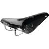 Image de Selle de vélo BROOKS B17 Narrow Imperial en cuir noir pour adulte - Trekking / City