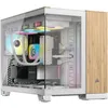 Image de Boîtier PC - CORSAIR - CC-9011288-WW - 2500X - mATX - PC Case - White/Bamboo