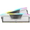 Image de CORSAIR Vengeance RGB DDR5 - 32GB 2x16GB DIMM - 5200MHz - Unbuffered 40-40-40-77 XMP 3.0 White Heatspreader RGB LED 1.25V
