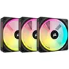 Image de Refroidissement PC - CORSAIR - CO-9051002-WW - Kit de démarrage ventilateurs PWM 120 mm iCUE LINK QX120 RGB