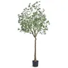 Image de Arbre Artificiel - VEVOR - Plante Artificielle Eucalyptus Plante Artificielle Réaliste Haute 800x1810 mm