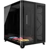 Image de Boitier PC - CORSAIR - AIR 5400 LX-R LINK Tempered Glass Mid-Tower - Ventilateurs RGB à rotor inversé - Noir