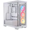 Image de Boitier PC - CORSAIR - 3500X RSR ARGB Tempered Glass Mid-Tower - 3 ventilateurs ARGB à rotor inversé - Blanc