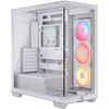 Image de Boitier PC - CORSAIR - 3500X LXR LINK Tempered Glass Mid-Tower - 3 ventilateurs RGB à rotor inversé - Blanc