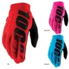 Image de Gants de VTT pour homme 100% Brisker - Rouge - Imperméables et respirants
