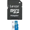 Image de Carte mémoire Micro SDHC UHS-I 300 x 45 Mo-s avec Adaptateur SD 32 Go - LEXAR