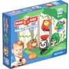 Image de GEOMAG Magicube Blocks Stacking Jungle - Blocs magnétiques - plastique - 8 pièces - dès 1 an - cubes et tapis de jeu