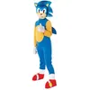 Image de Déguisement Sonic - Bleu - Combinaison avec couvre chaussures masque et gants - Taille 5-7 ans