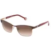 Image de Lunettes de soleil - Carolina Herrera - SHE069560484 - Métal - Marron - Catégorie 3