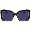Image de Lunettes de Soleil - KARL LAGERFELD - KL6126S - 006 BLACK/WHITE - Protection 3 - Femme