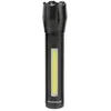 Image de Lampe torche - MAXIMUS - Rechargeable - 3W - 270lm et 105 lumens - IPX4 - Noir