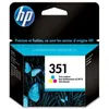 Image de HP 351 Cartouche dencre trois couleurs authentique (CB337EE) pour HP Photosmart C4380/C4472/C4580/C5280