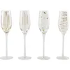 Image de Mikasa ensemble de verres à champagne Mikasa 210 ml or 4 pièces