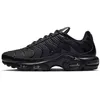 Image de Baskets Nike Air Max Plus - Homme - Noir - Lacets - Plat - Polyester