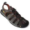 Image de Sandales - KEEN - Clearwater Cnx - Cuir marron - Boucle de serrage - Pare-pierre avant