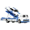 Image de Hot Wheels - Véhicule et Transporteur (modèle aléatoire) - Camion / Petite voiture - Dès 3 ans FLF56