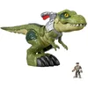 Image de Figurine T-Rex Imaginext Jurassic World de Fisher Price avec Mâchoire Géante pour Enfants de 3 ans et plus