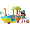 Image de Jungle Enchantée - ENCHANTIMALS - Bateau dExploratrice de Merit Singe - Jaune - 4 ans - Mixte