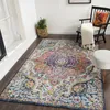Image de LIVABLISS Tapis de Salon à Poils Courts Doux Vintage Oriental JULIA 200x275cm Multicolore/Rose