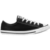 Image de Baskets CONVERSE Chuck Taylor All Star Dainty Ox - Femme - Noir - Lacets - Plat