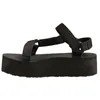 Image de Sandale de sport Teva Flatform Universal en toile - Noir - Bride - Femme