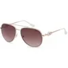 Image de Lunettes de soleil - Guess - GF0344 - Métal - UV2 - Unisexe - Blanc